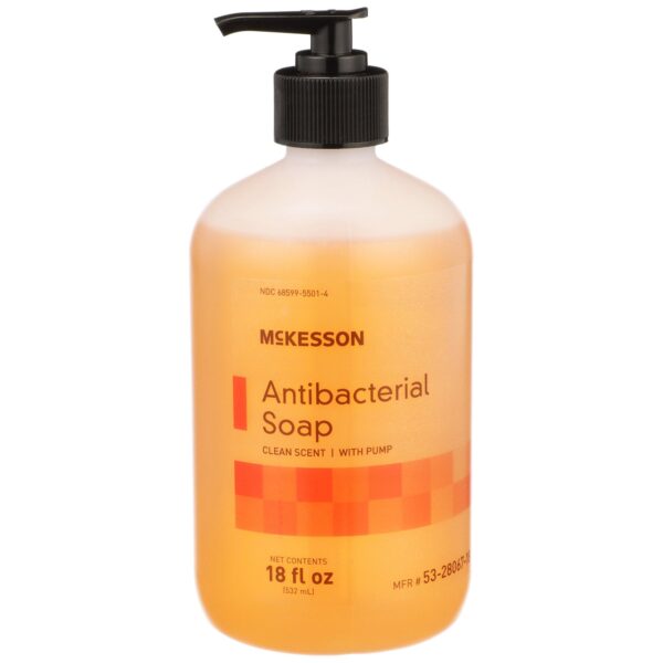 Antibacterial Soap McKesson Liquid Pump Bottle Clean Scent - Image 5