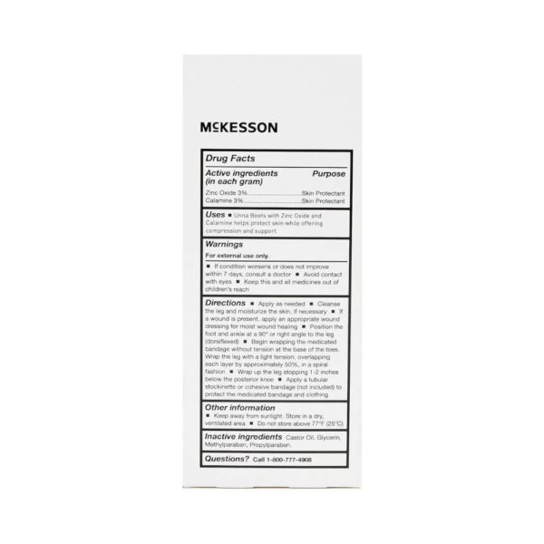 McKesson Unna Boot with Zinc Oxide and Calamine Non-Sterile - Image 3