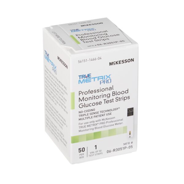 McKesson TRUE METRIX® PRO Professional Monitoring Blood Glucose Test Strips - Image 2