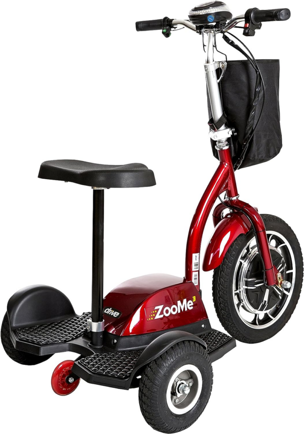 3 Wheel Electric Scooter ZooMe 300 lbs. Weight Capacity - Image 4