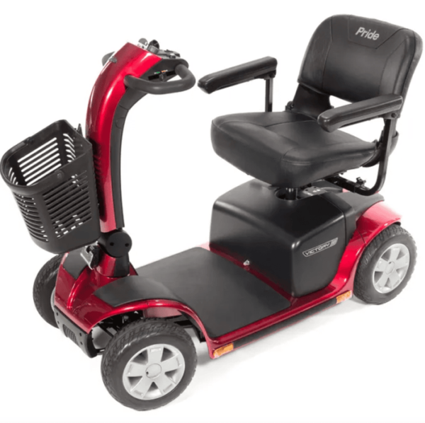 4 Wheel Electric Scooter Victory® 10 400 lbs. Weight Capacity Candy Apple Red - Image 2