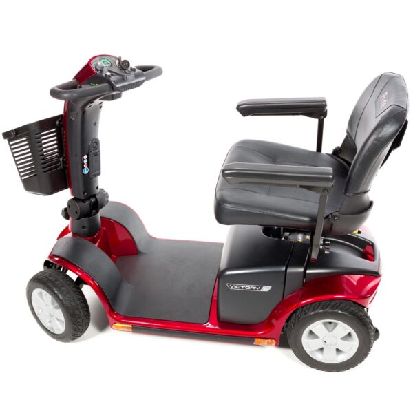 4 Wheel Electric Scooter Victory® 10 400 lbs. Weight Capacity Candy Apple Red - Image 4