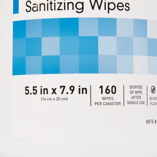 Hand Sanitizing Wipe McKesson 160 Count Ethyl Alcohol Wipe Canister - Image 3