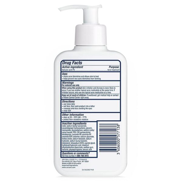 Acne Treatment CeraVe® Acne Control Cleanser 8 oz. Gel - Image 2