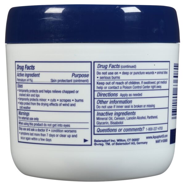 Hand and Body Moisturizer Aquaphor® Advanced Therapy 14 oz. Jar Unscented Ointment - Image 2