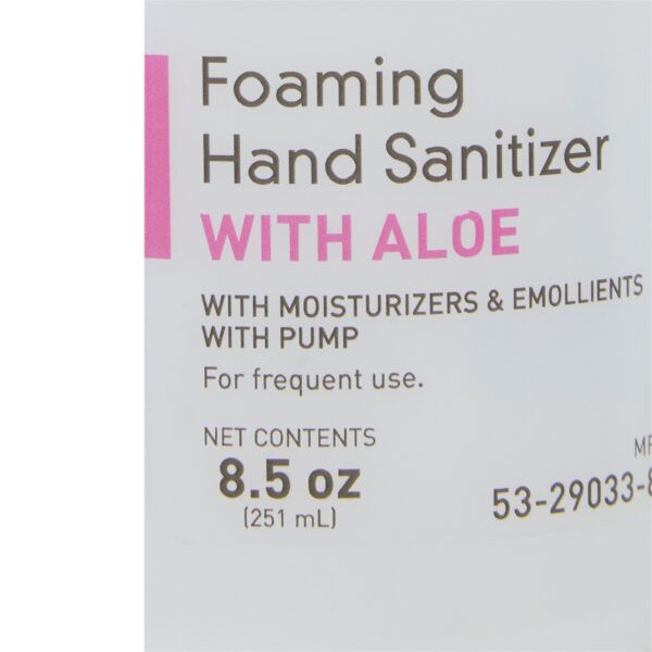 Hand Sanitizer with Aloe McKesson 8.5 oz. Ethyl Alcohol Foaming Pump Bottle - Image 2